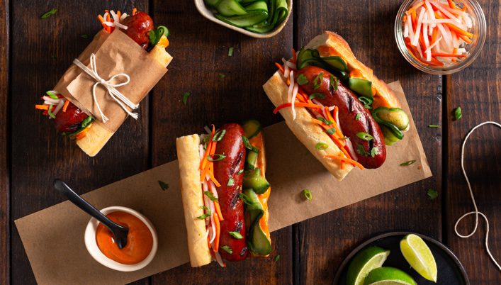 Banh Mi aux saucissons fumés