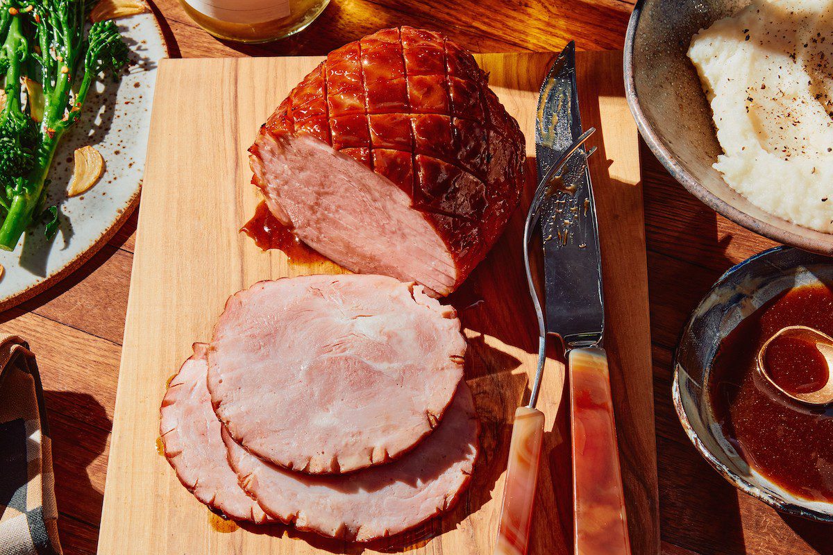 Jambon aux cinq épices à la sauce hoisin à l’orange préparé à la mijoteuse