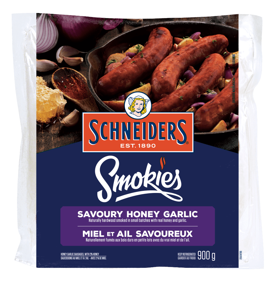 Saucissons fumés smokies miel et ail