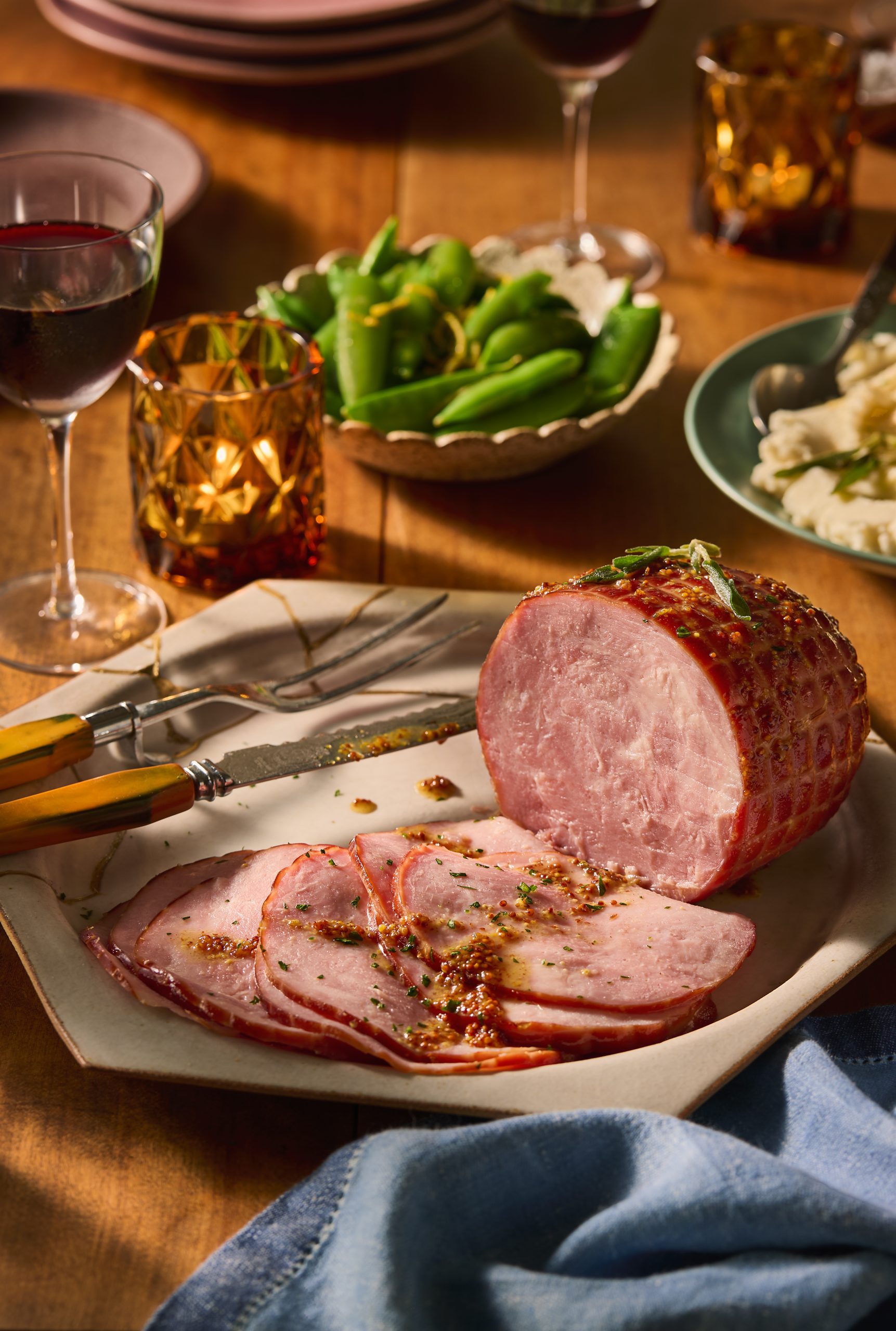 Jambon original glacé au miel et au bourbon