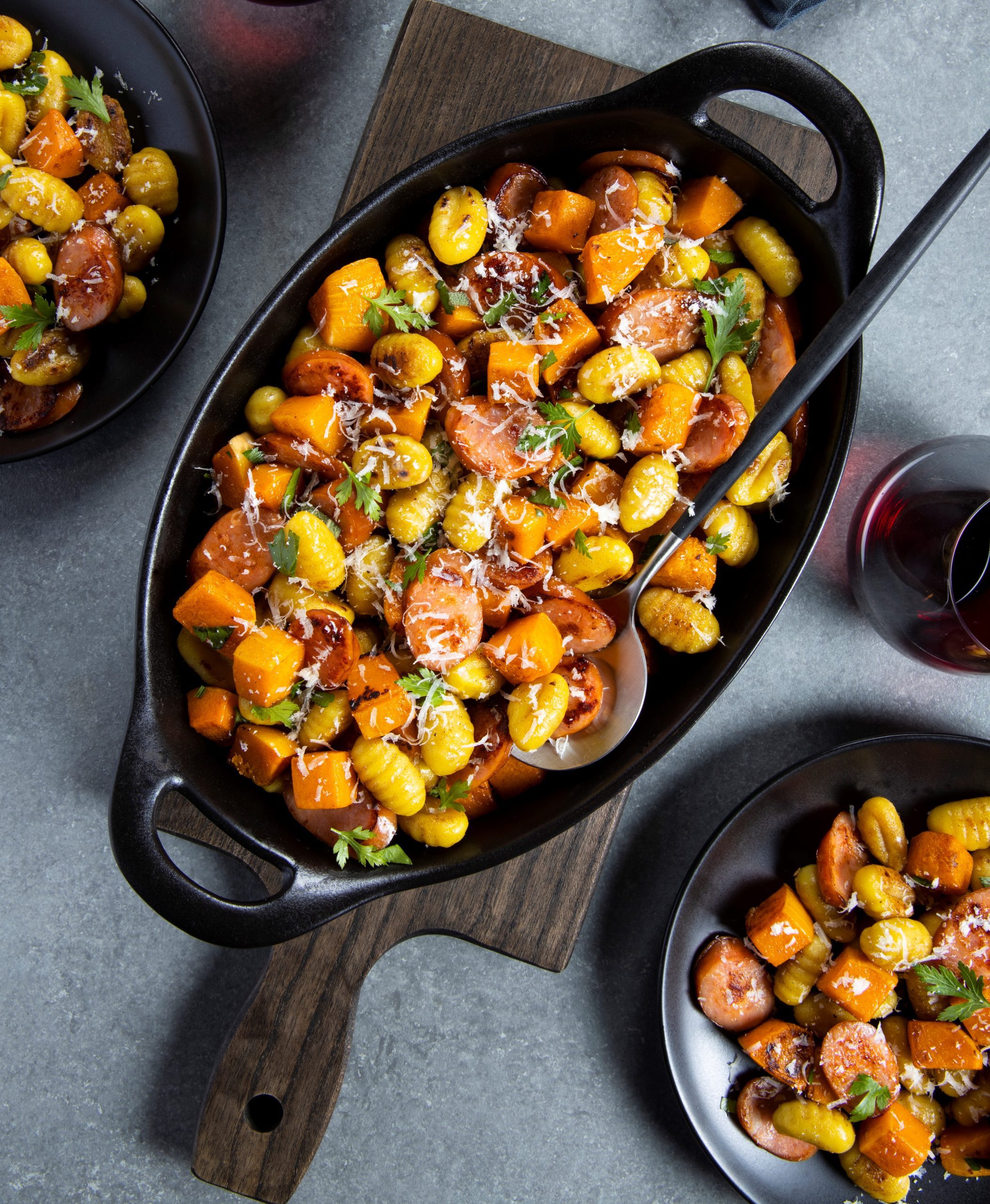 Gnocchi with Sausage, Squash, and Brown Butter Sauce - Schneiders