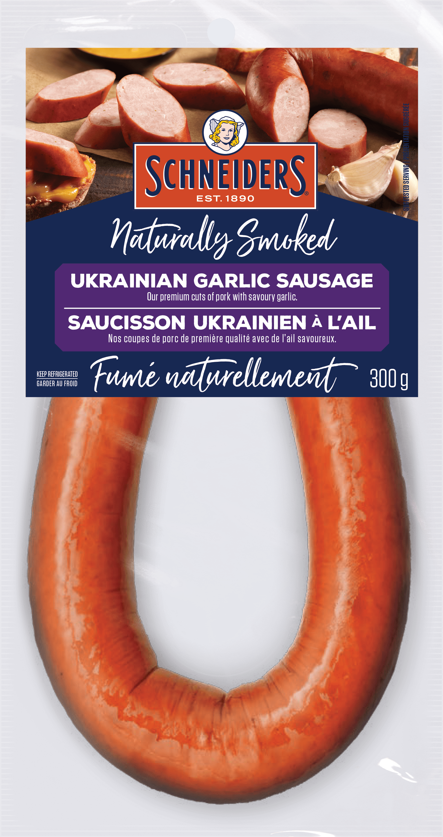 Ukrainian Garlic Sausage Ring