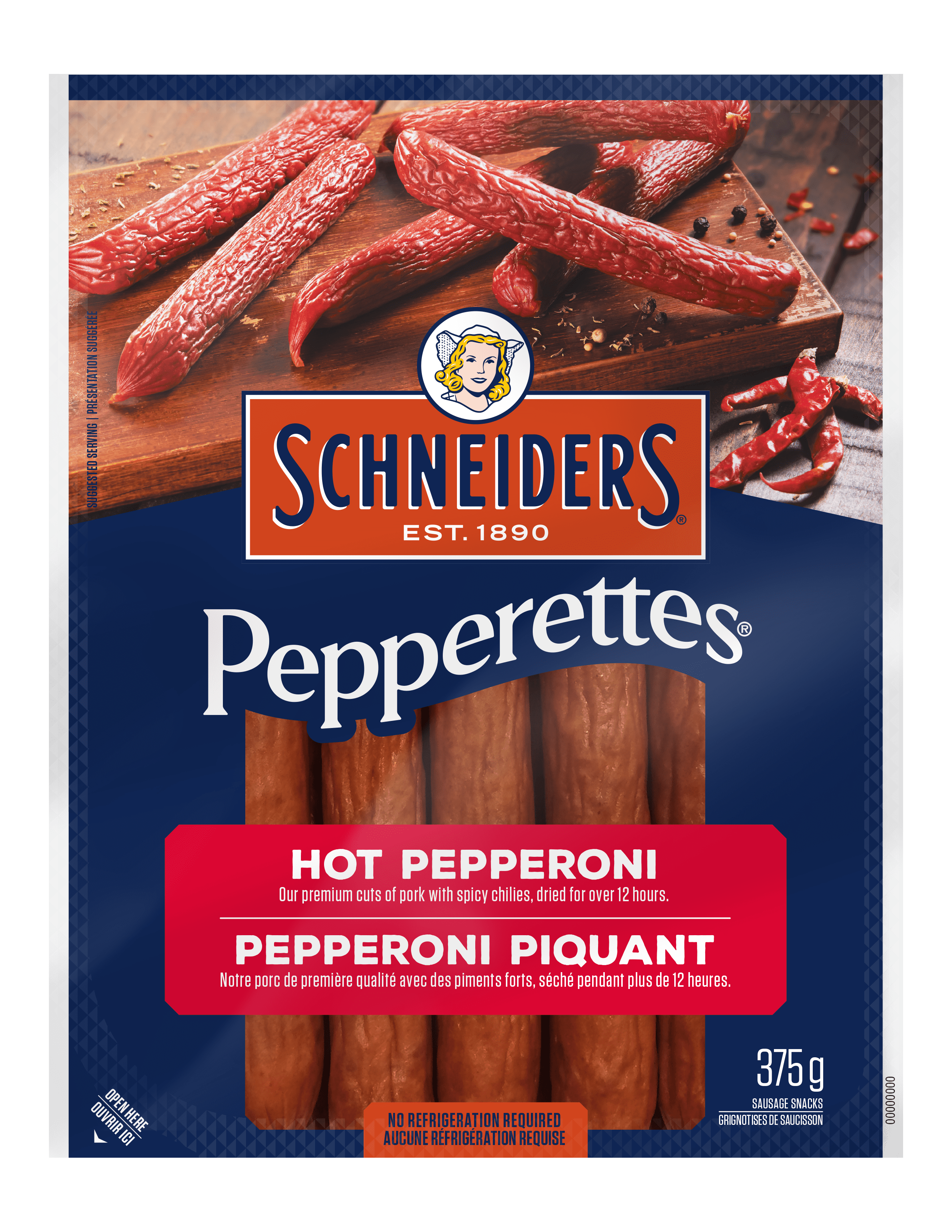 Hot Pepperoni Pepperettes