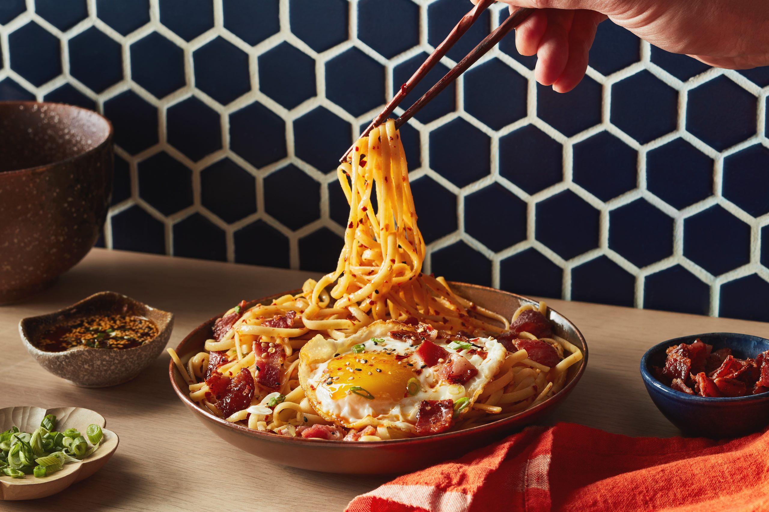 Bacon Chili Oil Noodles