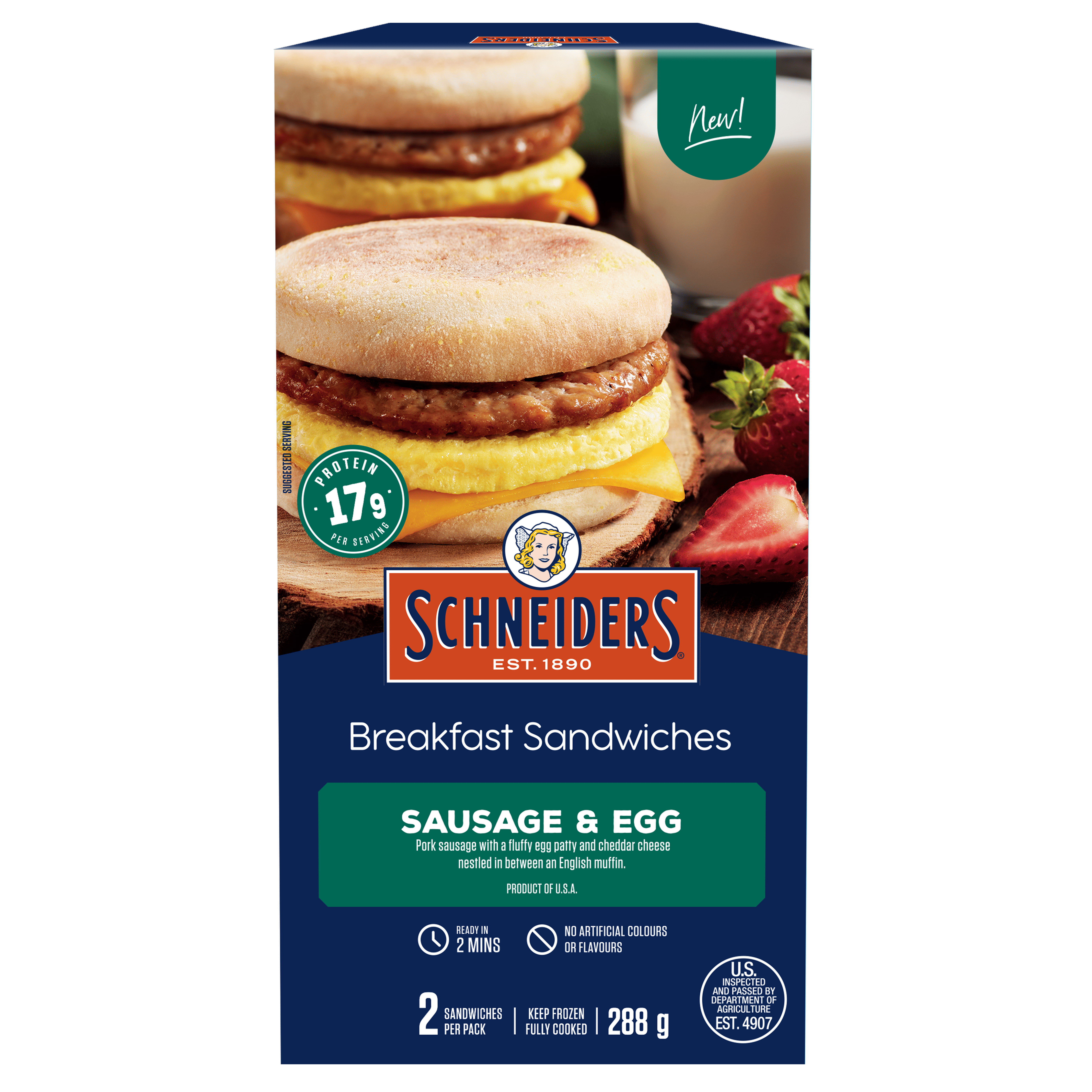 Sausage & Egg Breakfast Sandwiches