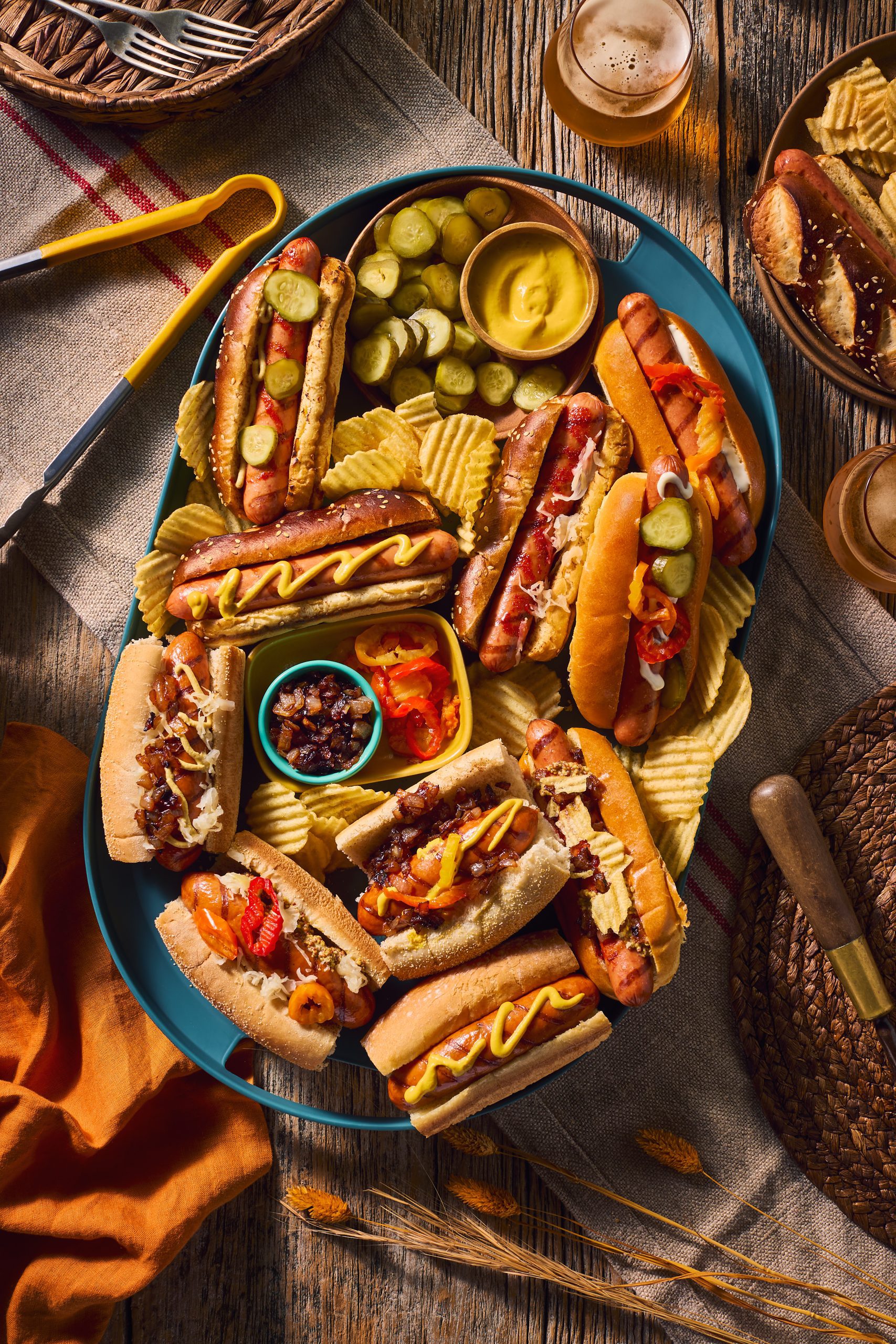 Oktoberfest inspired grilling Board