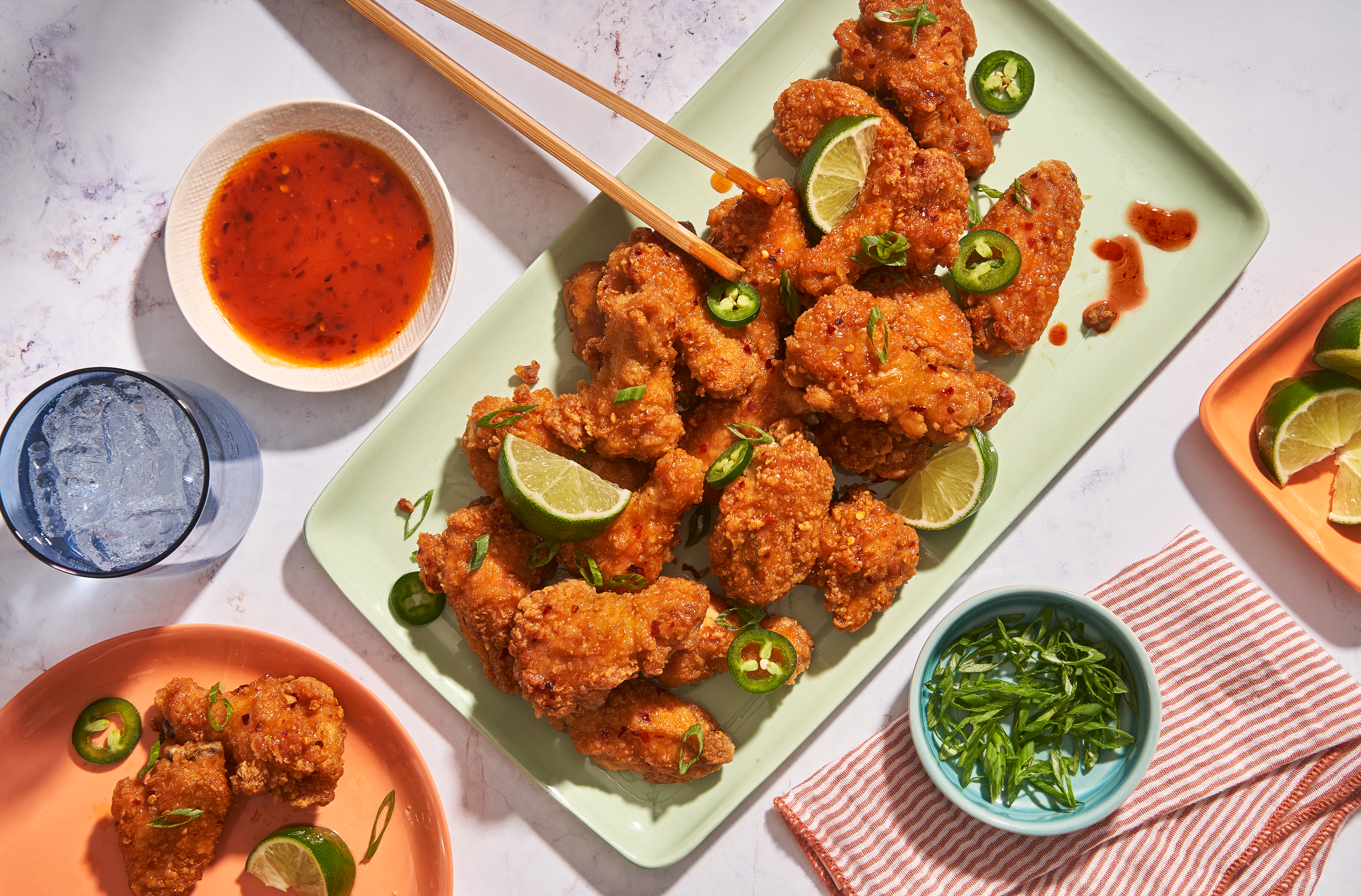 Hot Honey Glazed Southern Crunch Wings